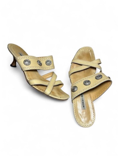 Vintage manolo blahnik leather - manolo,