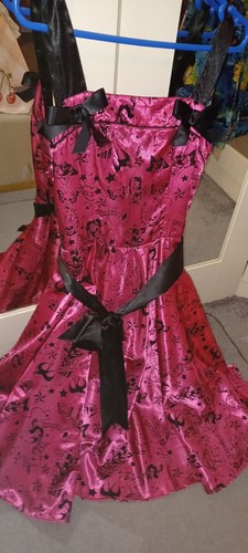 Hell bunny pink satin full - hell,