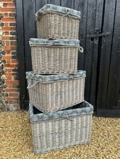 Rectangular Grey-wash Wicker