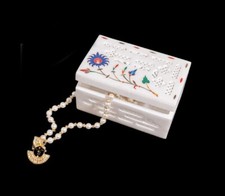 White Marble Jewelry Box with