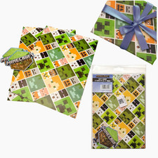 2pk Minecraft Wrapping Paper &