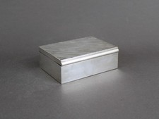 Silverplate hinge box vintage - silverplate, box,