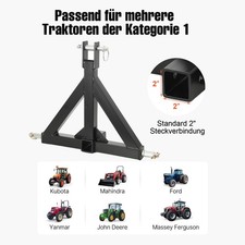 Sturdy 3 Point 2" Receiver