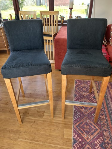 Two ikea bar stools - ikea,