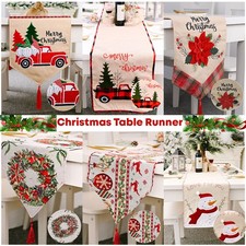 Christmas Table Runner Santa