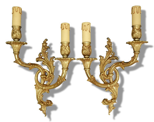 Large pair wall sconces - large,