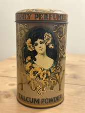 Antique Large Poppy Talcum