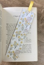 Handmade Fabric Bookmark Hares