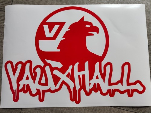 Vauxhall dripping logo - a5,