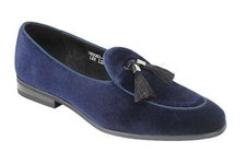 Mens Velvet Tassel Loafer