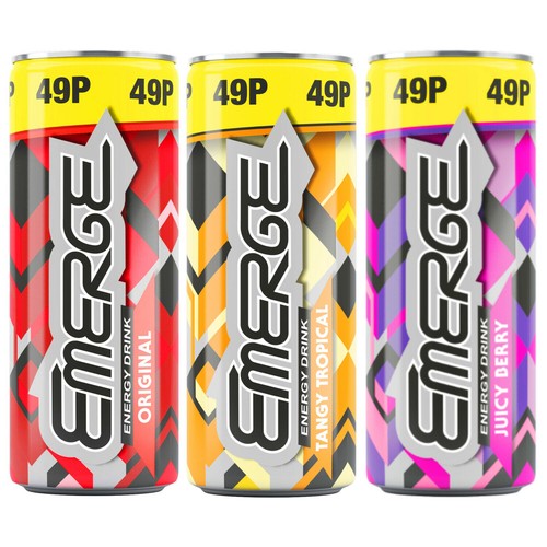 Emerge energy drinks 250ml - energy,