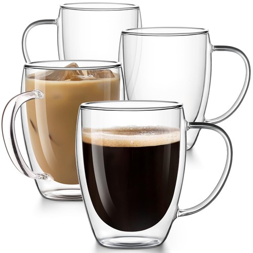Double walled glass coffee - walled,