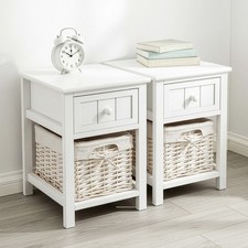 Bedside Table with Drawer &
