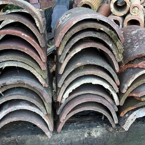 Reclaimed clay half round - half,