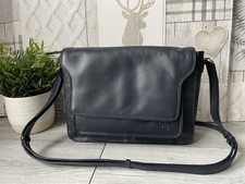 Lovely Gigi Navy Blue Leather Shoulder Bag Handbag