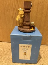 Winnie The Pooh Candle Holder Border Fine Arts Brand New In Box