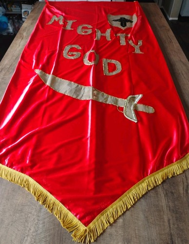 Vintage large hanging - vintage, satin