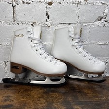 LMNADE Curve White Girls Ice Skates Size UK 13J/  EU 32 Used VGC