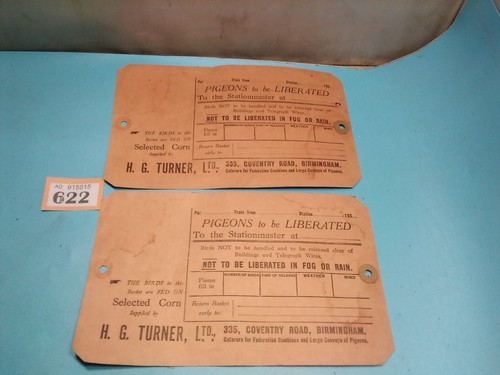 1930 pigeon ephemera - 1930's,