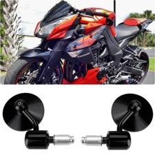 Black round handle bar - 7/8",