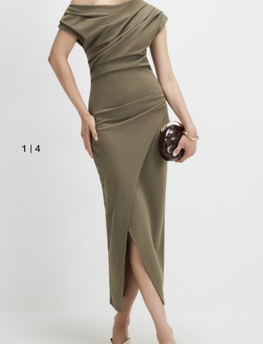 River island khaki - drape,