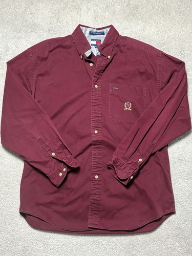 Tommy hilfiger men burgundy - tommy,