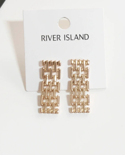 River island gold watch strap - gold,