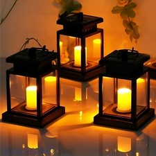 4Pcs Solar Powered LED Lantern