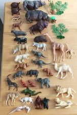 Vintage Plastic Zoo Animals