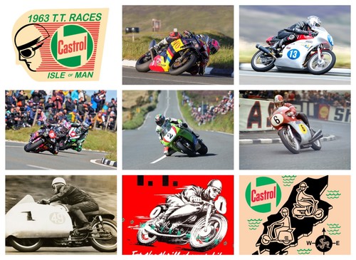 Isle man race poster - man,