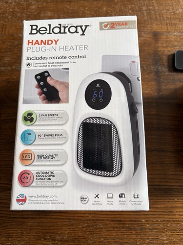 Beldray compact plug - compact, plug-in