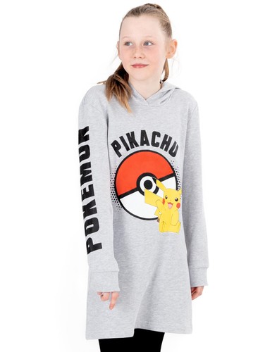 Pokemon hoodie girls grey - hoodie,