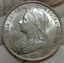 1897 Victoria one silver crown