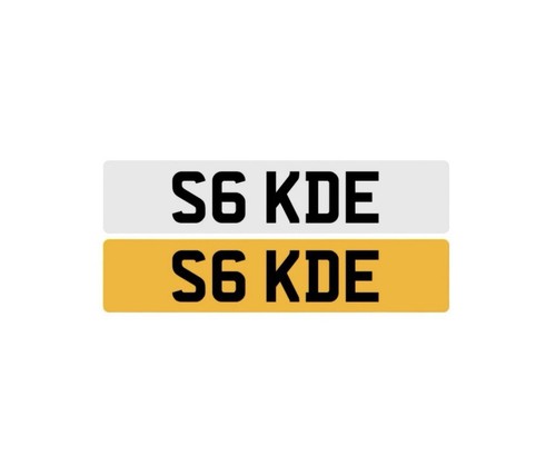 Personalised private reg - personalised,