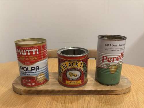 Unique upcycled tin - can, &