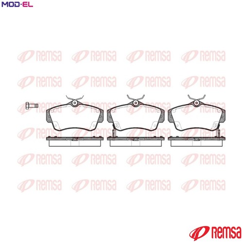 Brake pad set disc - brake,
