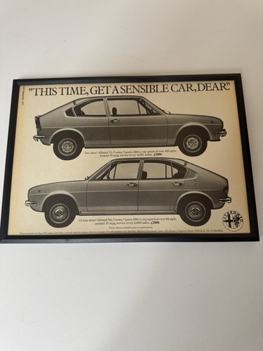 Framed 1977 alfa - framed,