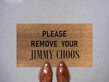 Stencilled Coir Door Mat 70 x