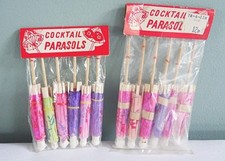 Vintage Cocktail Umbrellas