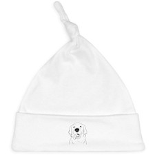'Golden Retriever Face' Baby Beanie Hat (BH00027889)