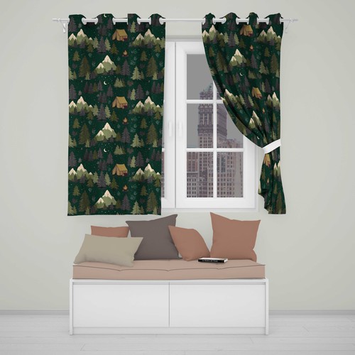 Blackout eyelet curtains - curtains, night