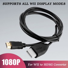 WII to HDMI Adapter Cable Converter HD 1080P For Nintendo Wii/Wii U Plug & Play