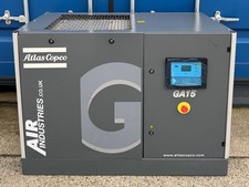 Atlas Copco GA15 Floor Mounted Rotary Screw Compressor 15Kw, 91Cfm, 7.5Bar!