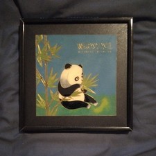 RARE Wheat straw Panda Art