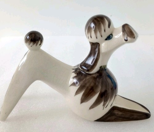 Jersey pottery poodle vintage - poodle,