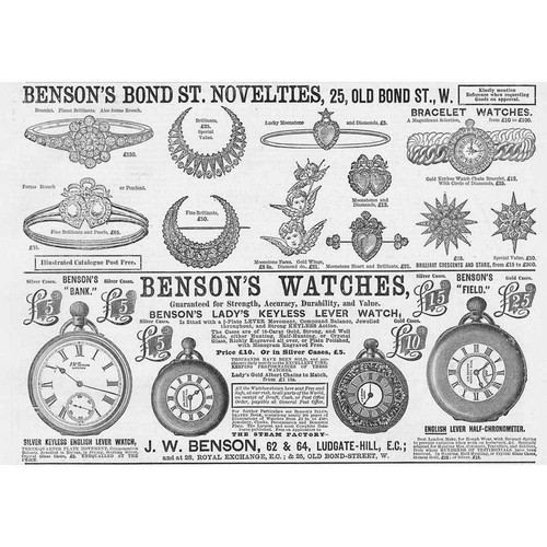 Benson jewellers watch - jewellers,
