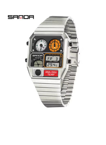 Retro ana digi digital watch - digital,