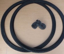 Pair 26x1 bicycle tyres - pair,