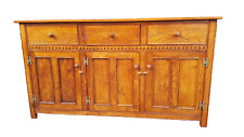 ANTIQUE STYLE SOLID OAK SIDEBOARD