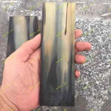 Natural Flower Sheep Horn Sheet Knife Blanks Plate Scales Handle Material DIY